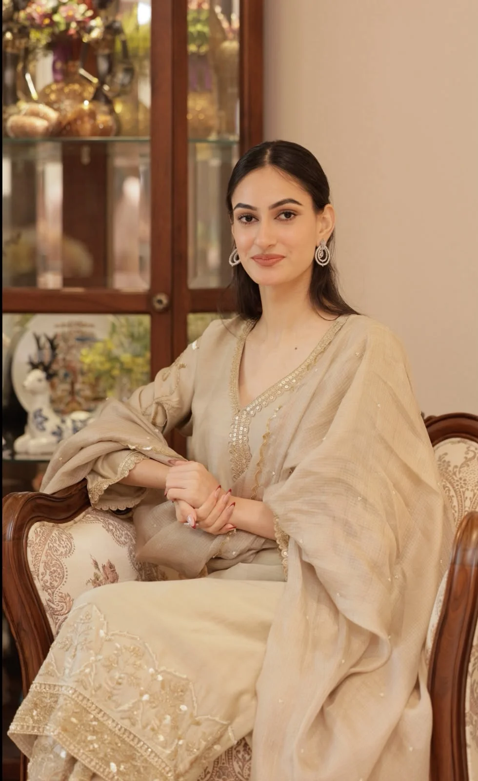 THE GOLDEN SUIT (Eri Silk Chanderi)